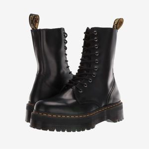Dr. Marten Jadon High Boot (10 eye) in black